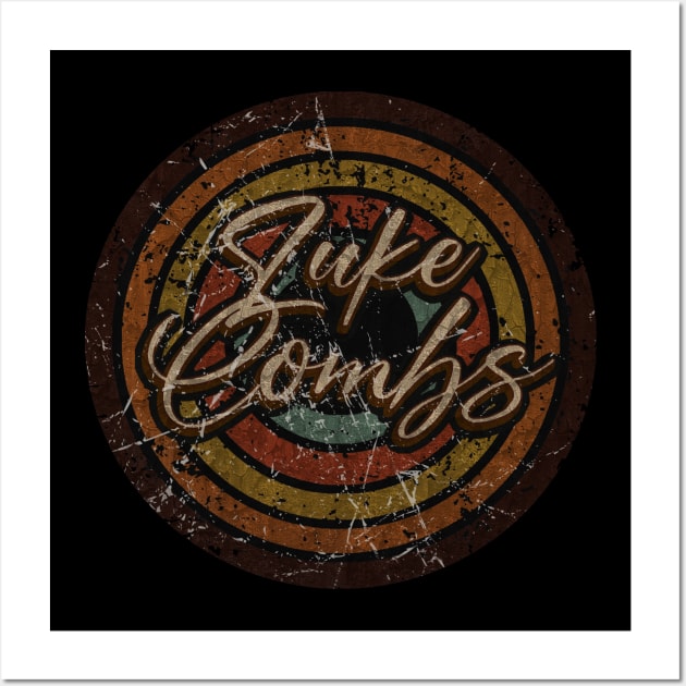 Luke Combs vintage design on top Luke Combs Vintage Posters